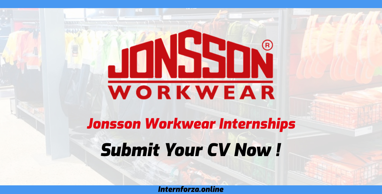 Jonsson Workwear Fashion Design Internships