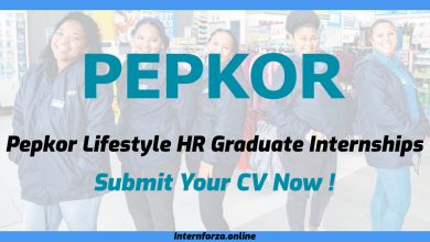 Pepkor Lifestyle HR Graduate Internships