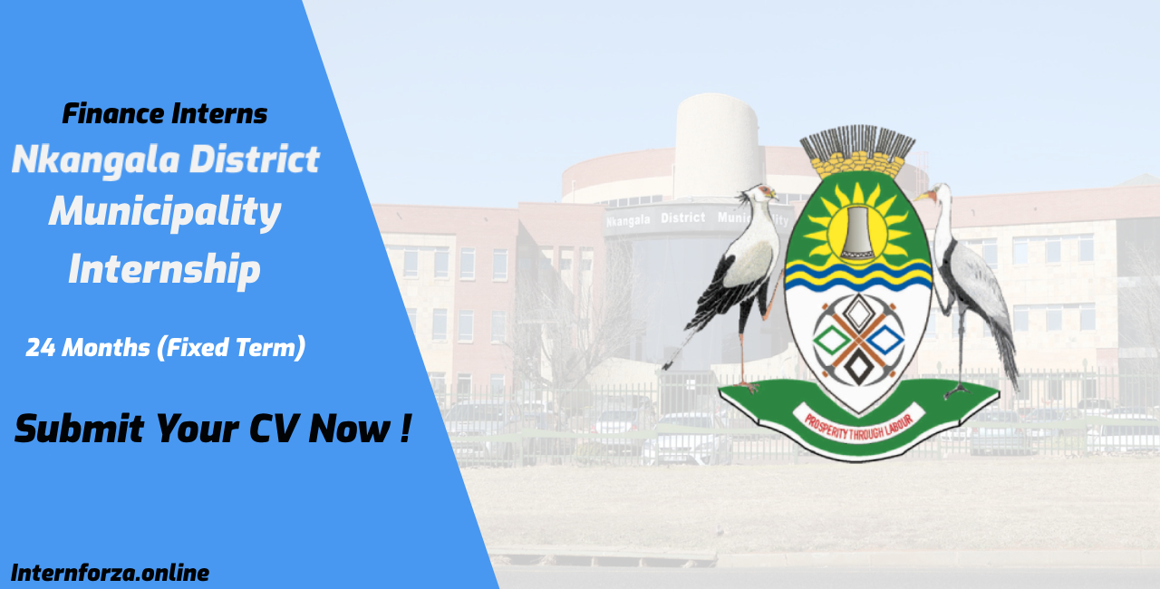 Nkangala District Municipality Finance Internships